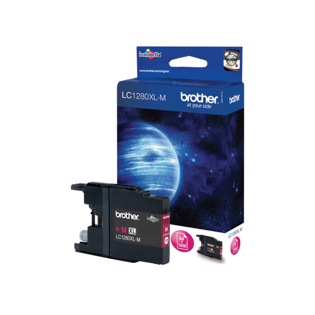 Ink Brother LC-1280XLM High Yield Magenta - 1.200Pgs