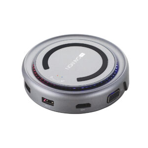 Canyon Multiport Docking Station 5 port with wireless charger - CNS-TDS07DG