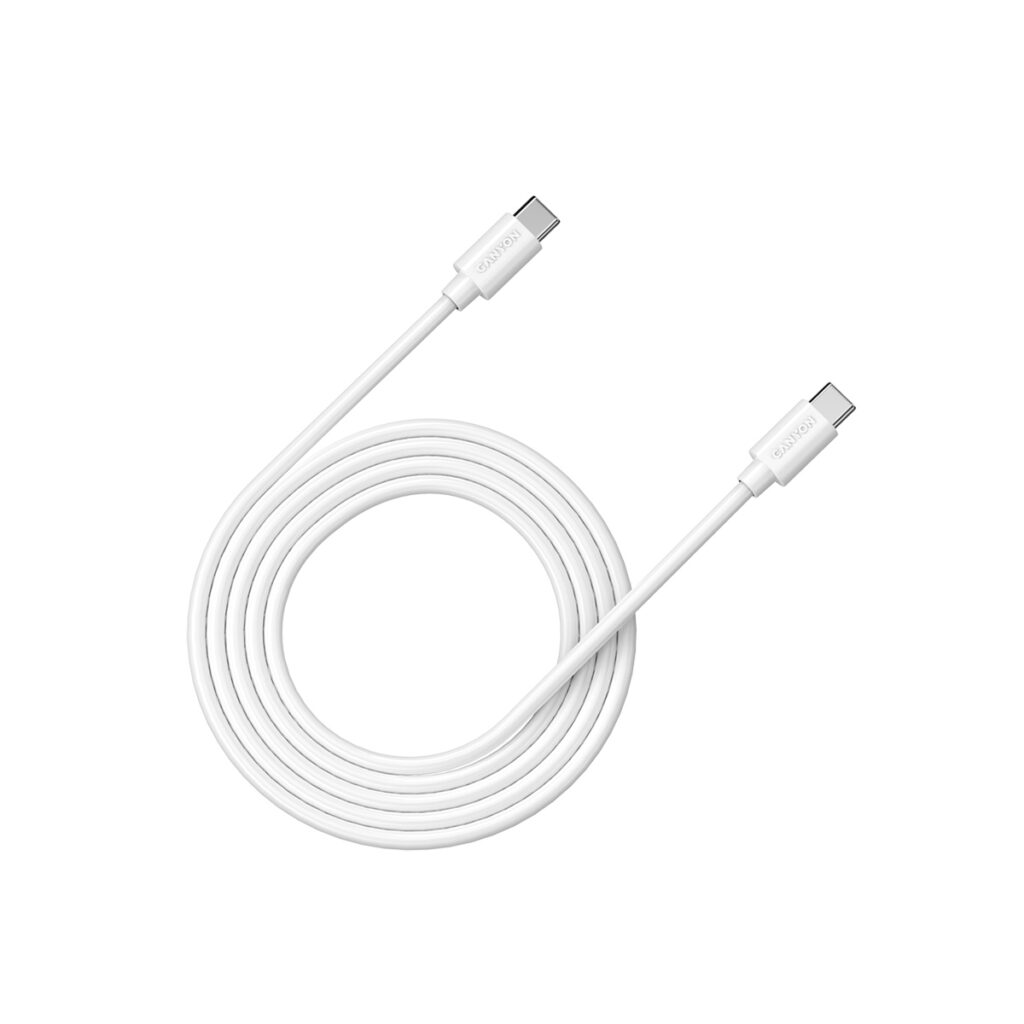 Canyon Cable UC-12 USB-C to USB-C 100W 2m White - CNS-USBC12W