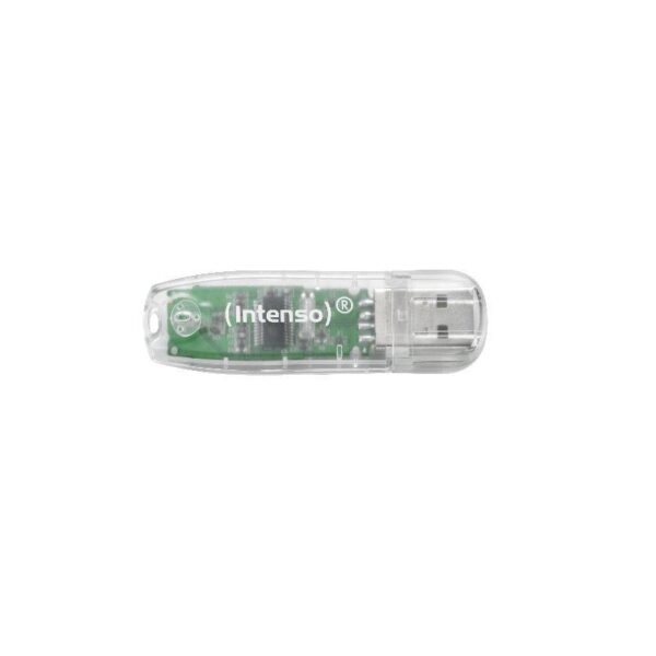 USB Stick Intenso 32GB 2.0 Rainbow Line Transparent