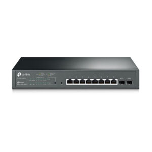 TP-Link T1500G-10MPS - JetStream 8-Port Gigabit Smart PoE+ Switch with 2 SFP Slots