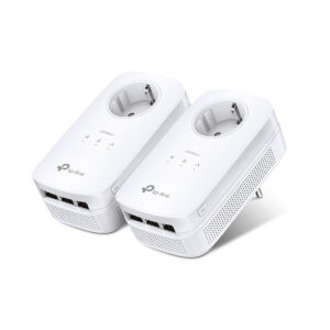 TP-Link AV1300 3-port Gigabit Passthrough Powerline Starter Kit TL-PA8030P KIT