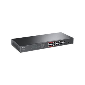 TP-LINK 18-Port Gigabit Rackmount  Switch with 16-Port PoE+ - TL-SL1218MP