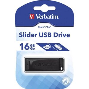 Memory USB 2.0  - Store'n'Go  Slider Black 16GB